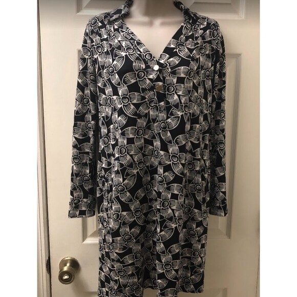 Vintage Diane von Furstenberg Women’s Silk Collared Slip On Dress Size 4 - Picture 3 of 13